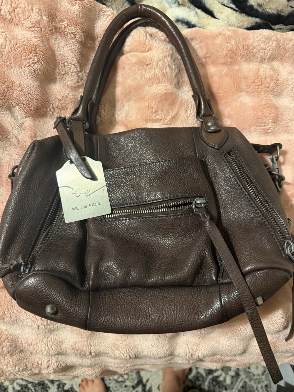 We The Free Bitter Bark Leather Satchel - Picture 7 of 7